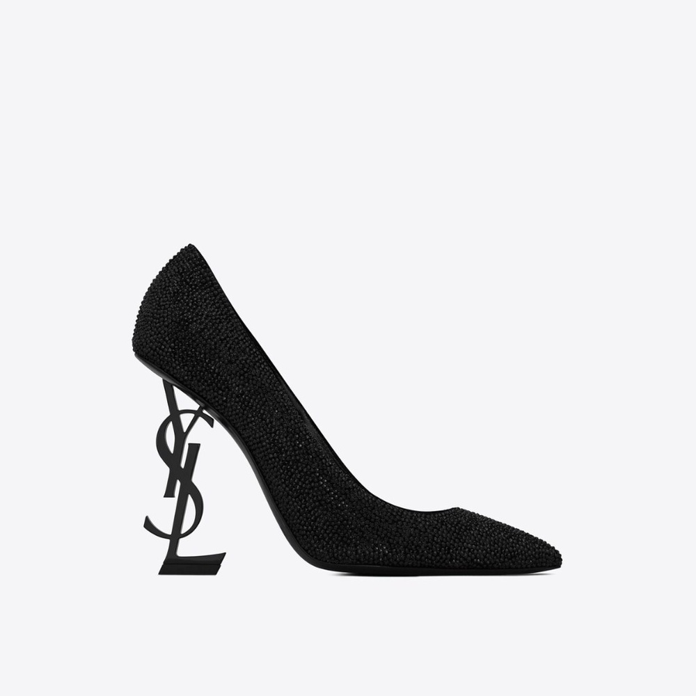 YSL OPYUM RHINESTONES PUMPS